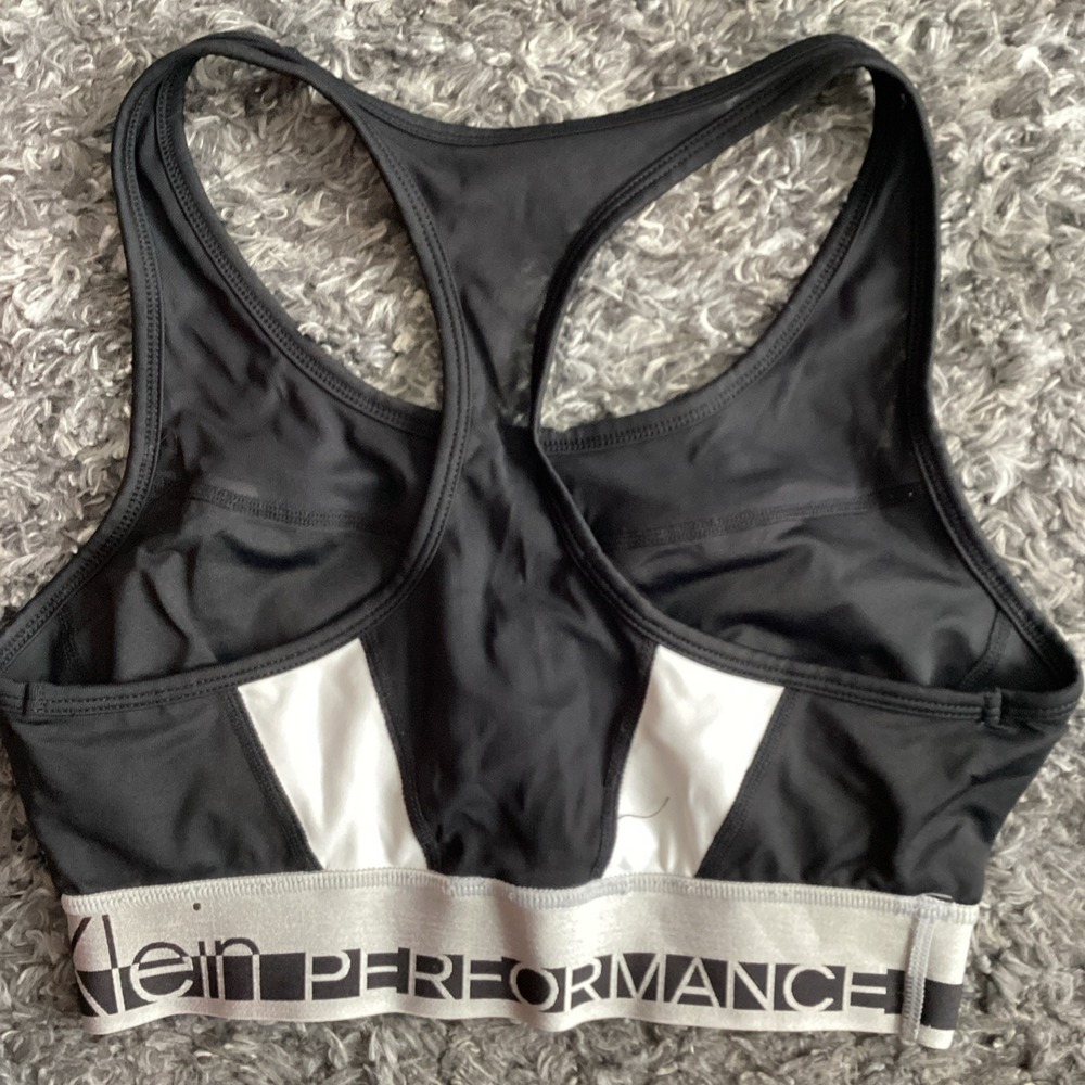 Calvin Klein Performance Sports Bra Size Med Racer Back - Picture 7 of 9